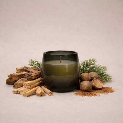 Vela aromática de maderas