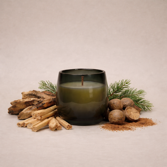 Vela aromática de maderas
